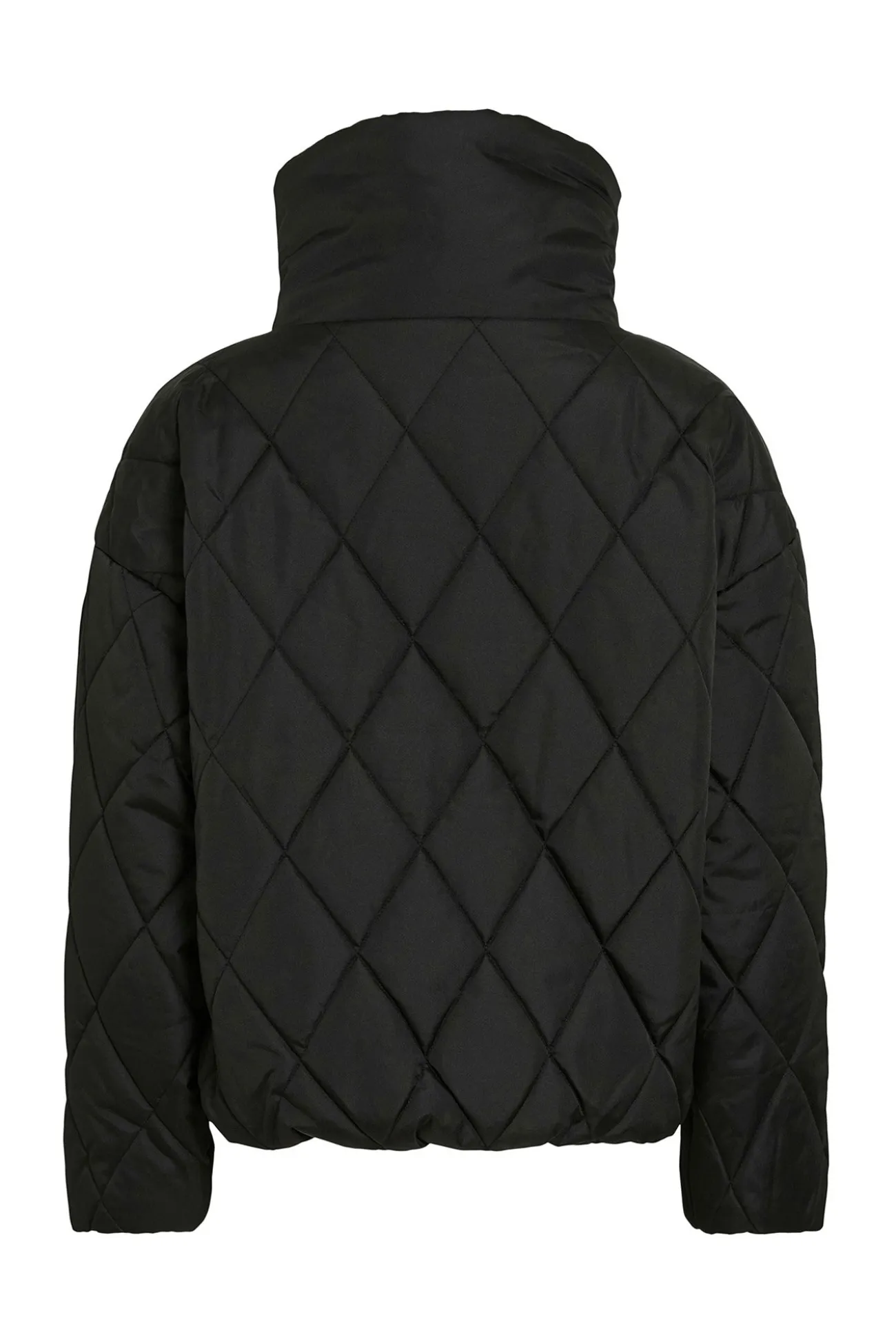 Abrigo acolchado cuello chimenea