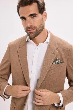 Americana de punto slim fit