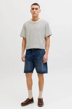 Bermuda denim relaxed fit lavado