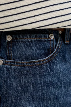 Bermuda denim relaxed fit lavado