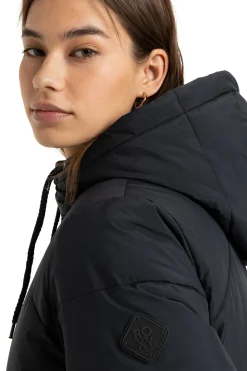 Better Weather - Chaqueta acolchada con capucha para mujer