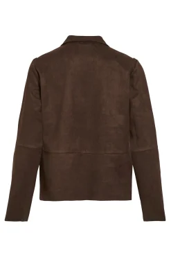 Blazer de ante con botones