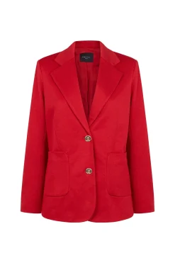 Blazer de punto piqu&eacute;