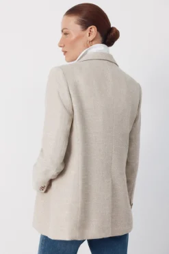 Blazer tejido con textura