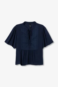 Blusa con encaje