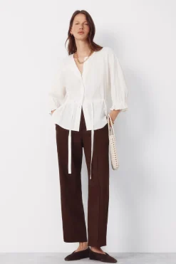 Blusa cord&oacute;n