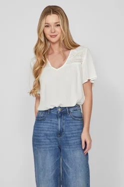 Blusa cuello pico