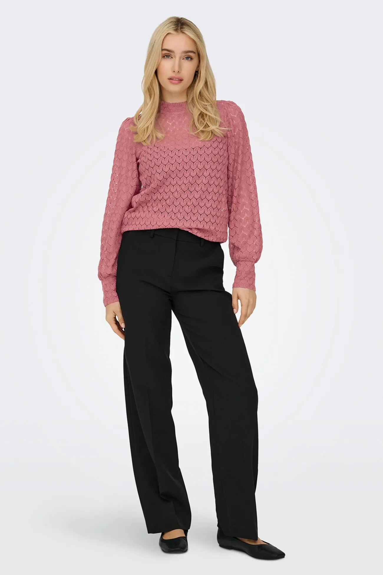 Blusa de encaje