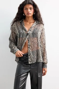 Blusa de gasa