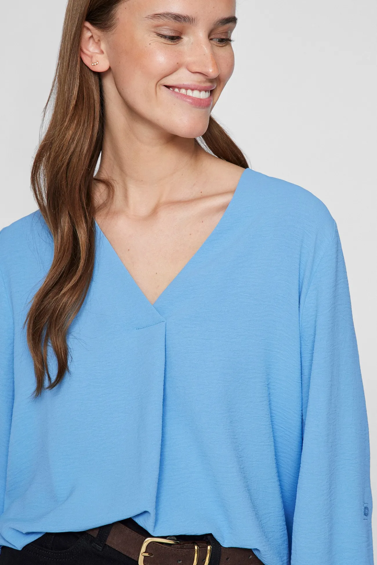 Blusa de manga media