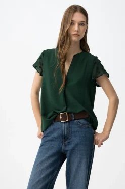 Blusa manga corta