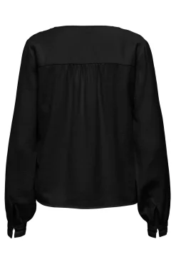 Blusa manga larga bordada