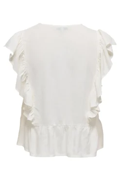 Blusa regular fit de lino