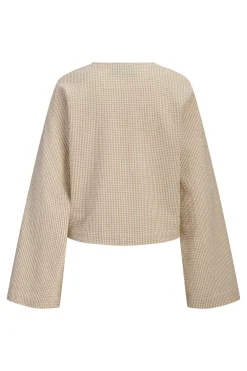 Blusa seersucker algod&oacute;n