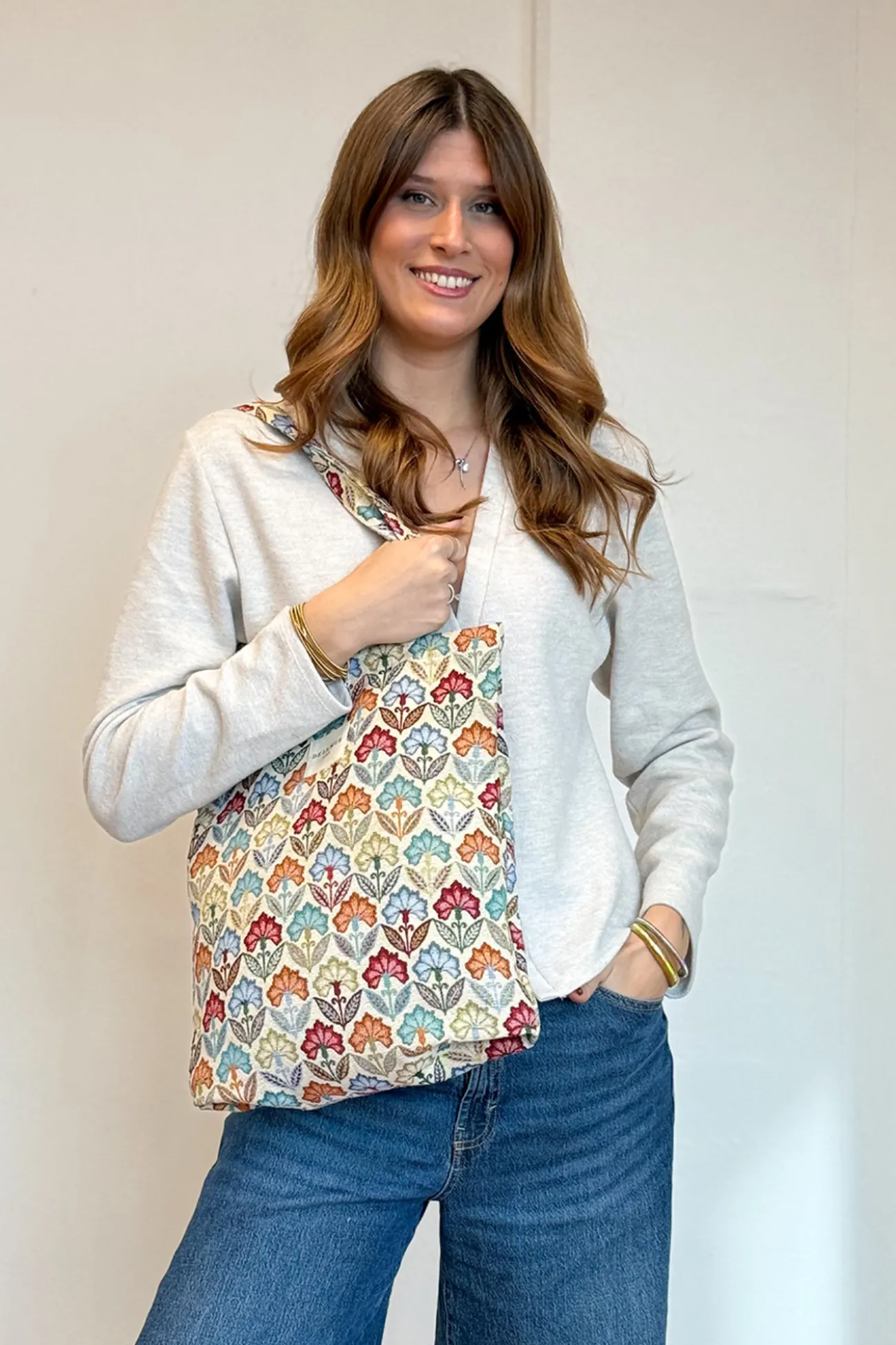Bolsa Pequeña Cremallera Flora