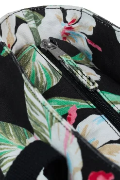 Bolsa playa rafia estampado