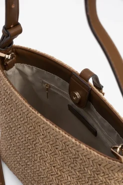 Bolso de paja trenzada