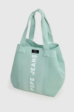 Bolso shopper de malla t&eacute;cnica