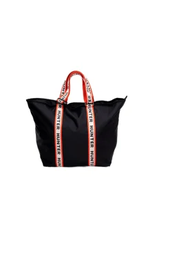 Bolso tote roberts jacquard logo webbing black