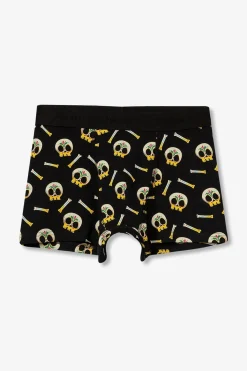 Boxers con estampado de calaveras