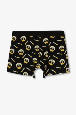Boxers con estampado de calaveras