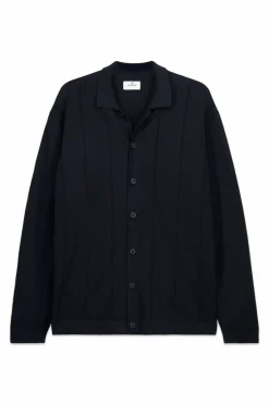 C&aacute;rdigan botones cuello polo