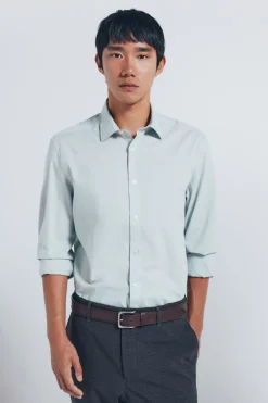Camisa algodón fil a fil
