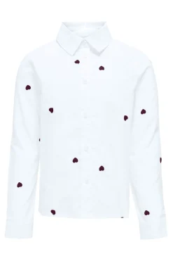 Camisa bordado corazón niña