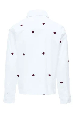 Camisa bordado coraz&oacute;n ni&ntilde;a