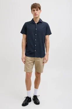 Camisa comfort fit lino