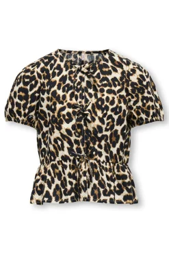 Camisa con lazos niña