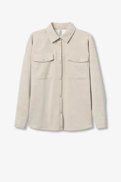 Camisa Con Textura Aterciopelada