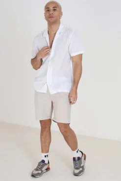 Camisa de manga corta con botones