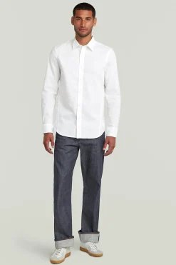 Camisa de manga larga y corte ajustado