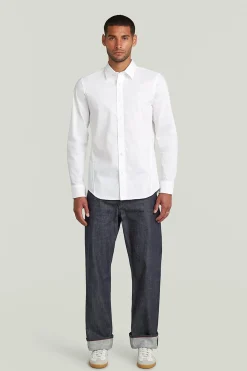Camisa de manga larga y corte ajustado