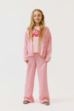 Camisa de manga larga y cuello de solapa