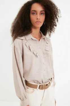 Camisa detalle volantes