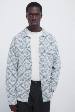 Camisa jacquard étnico