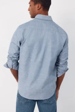 Camisa lisa oxford slub