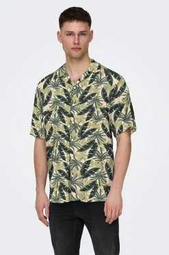 Camisa manga corta estampada
