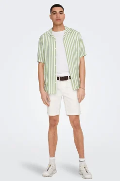 Camisa manga corta rayas