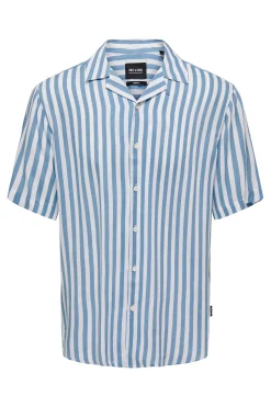 Camisa manga corta rayas
