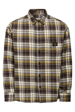 Camisa manga larga cuadros