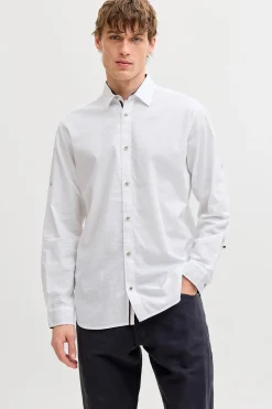 Camisa manga larga de algodón