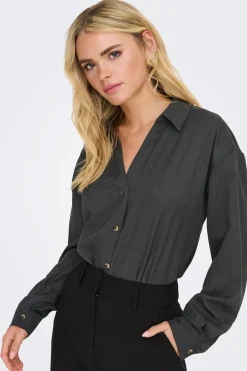Camisa manga larga fluida