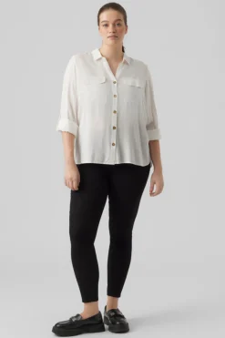 Camisa manga 3/4 talla grande