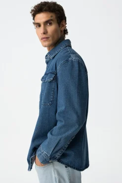 Camisa Oversized de Denim