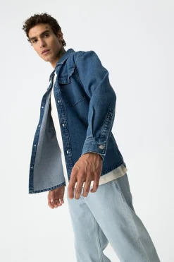 Camisa Oversized de Denim