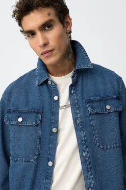 Camisa Oversized de Denim