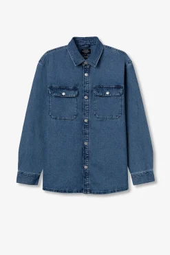 Camisa Oversized de Denim